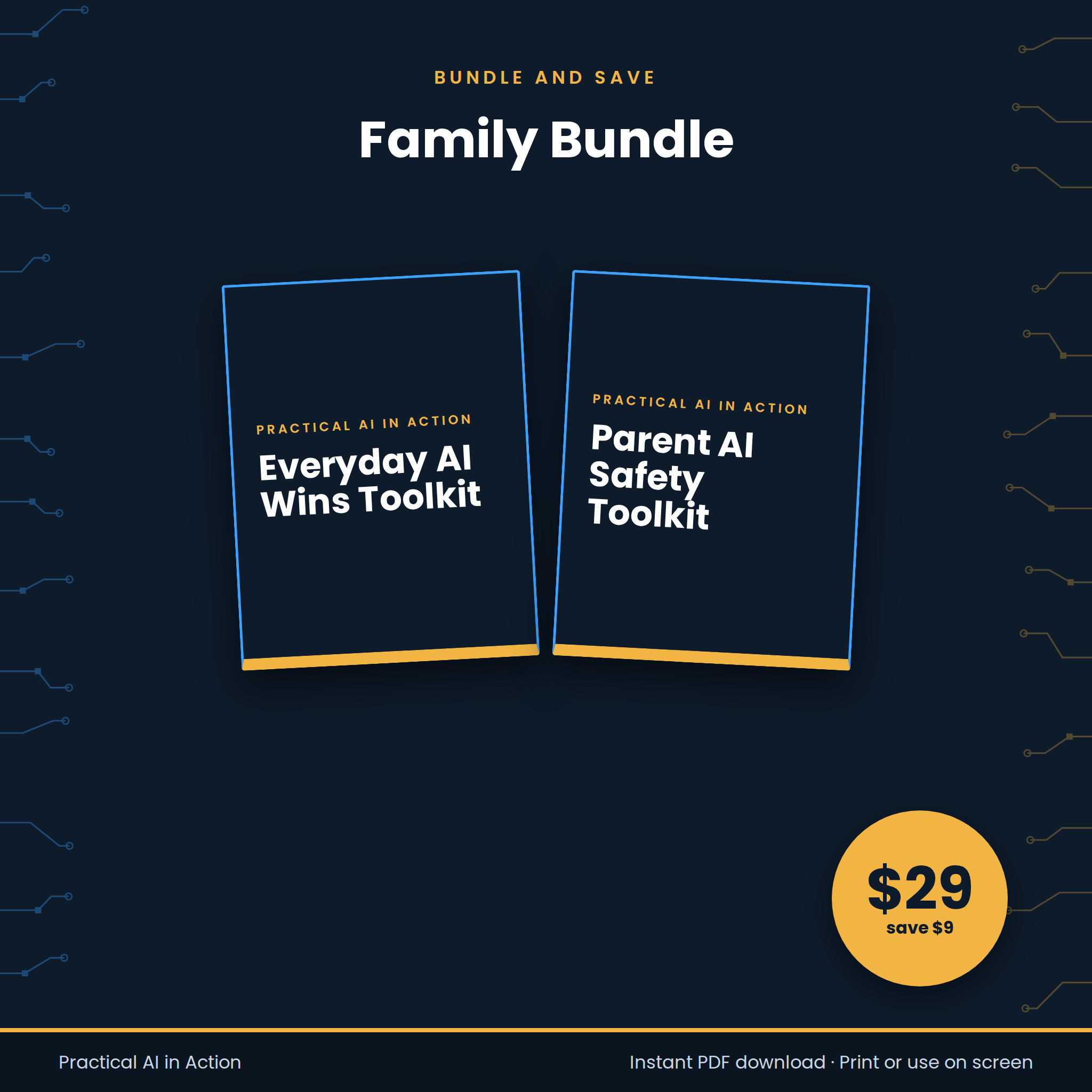 Family AI Bundle, $29, save $9