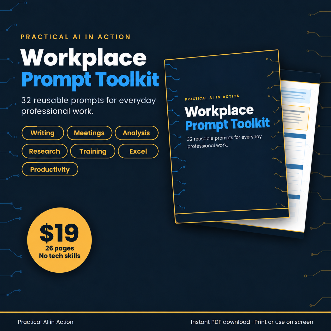 Workplace Prompt Toolkit cover and prompt categories